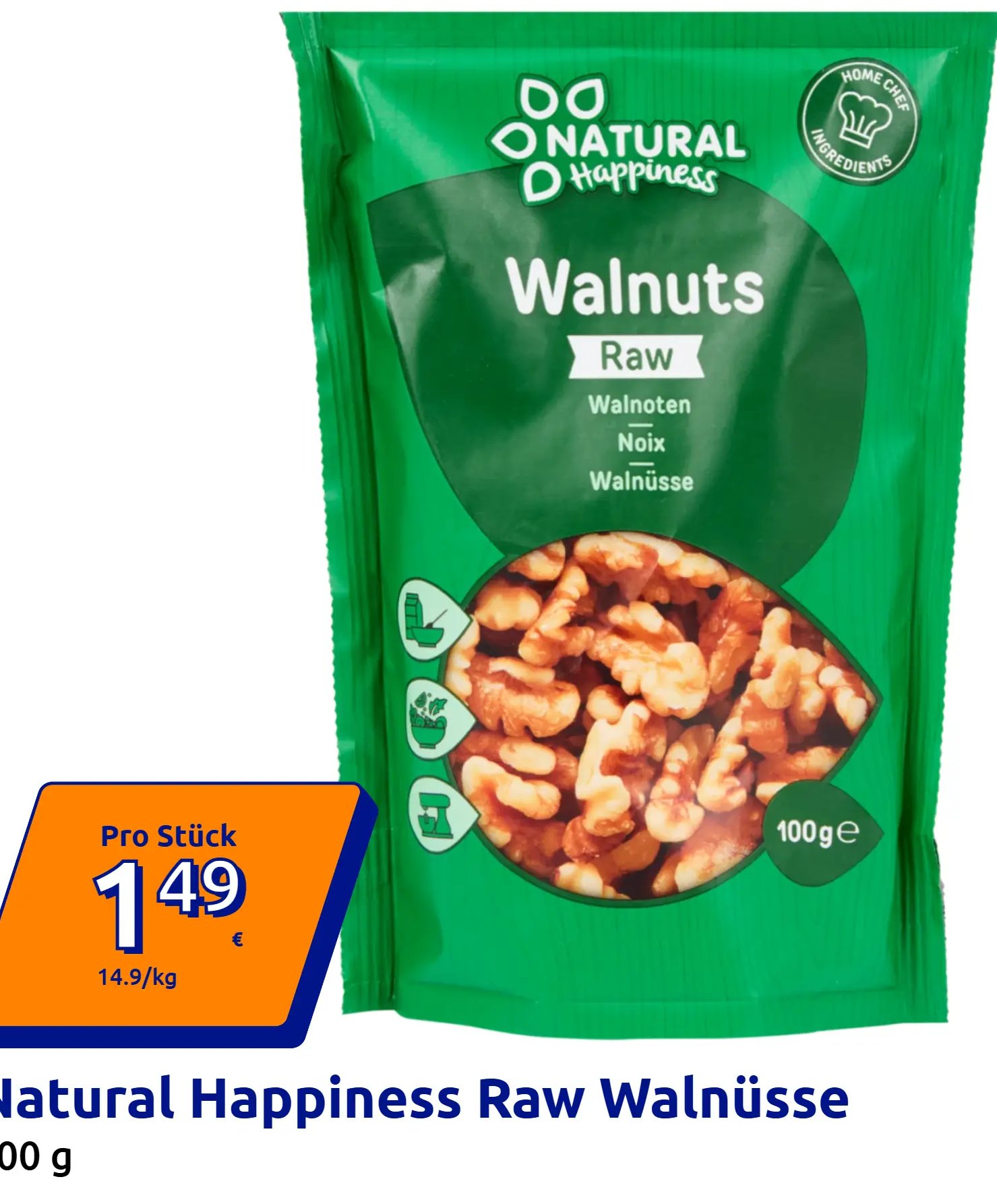 Natural Happiness Raw Walnüsse