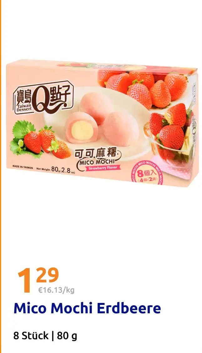 Mico Mochi Erdbeere