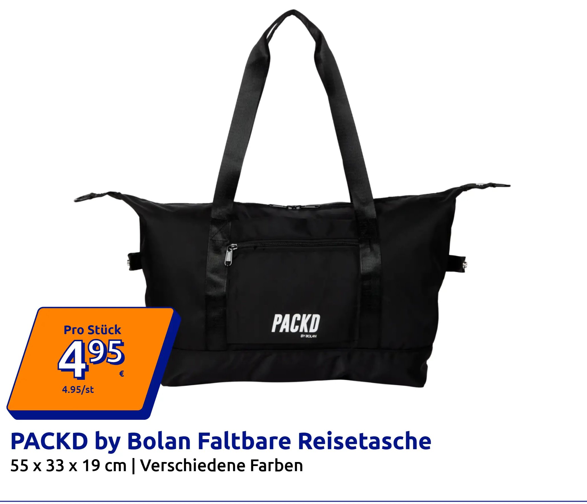 PACKD by Bolan Faltbare Reisetasche