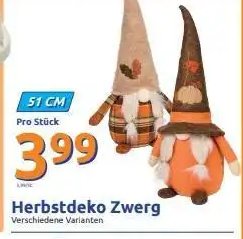 Herbstdeko Zwerg