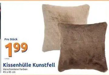 Kissenhülle Kunstfell