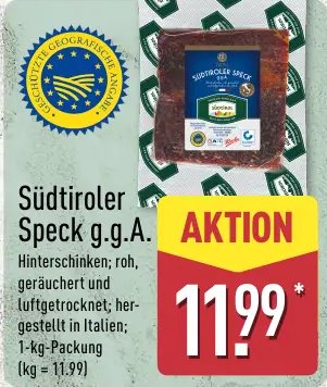 Südtiroler Speck g.g.A.
