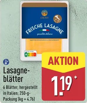Lasagne-blätter