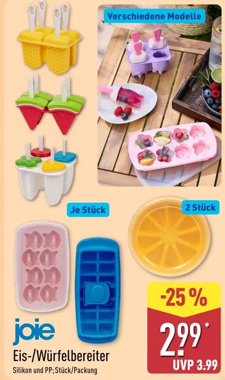 joie Eis-/Würfelbereiter
