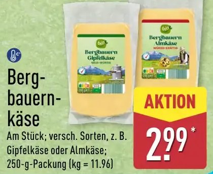 Berg-bauern-käse