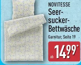 NOVITESSE Seersucker-Bettwäsche