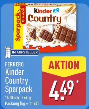 FERRERO Kinder Country Sparpack