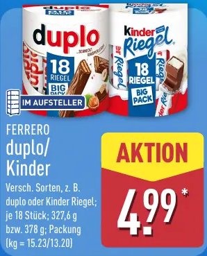 FERRERO duplo/ Kinder