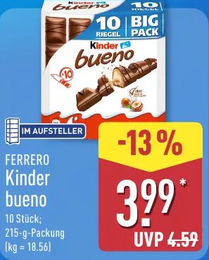 FERRERO Kinder bueno