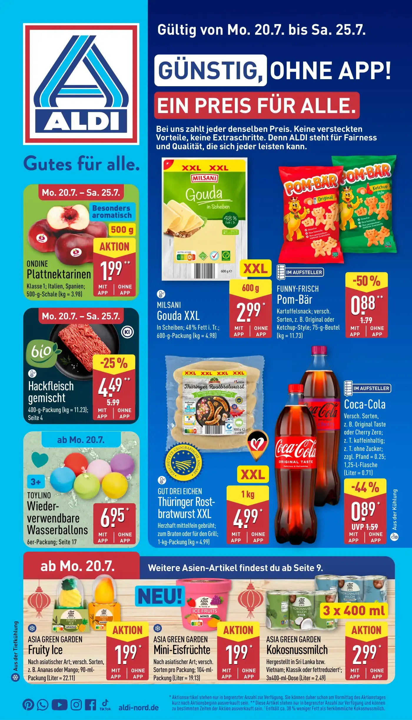 Aldi Nord Prospekt Seite 1