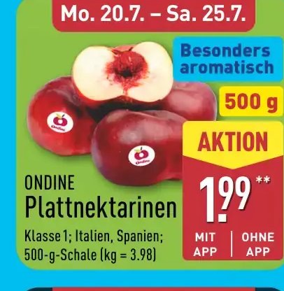 ONDINE Plattnektarinen