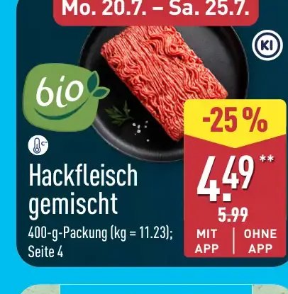 Hackfleisch gemischt