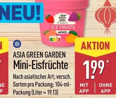 ASIA GREEN GARDEN Mini-Eisfrüchte