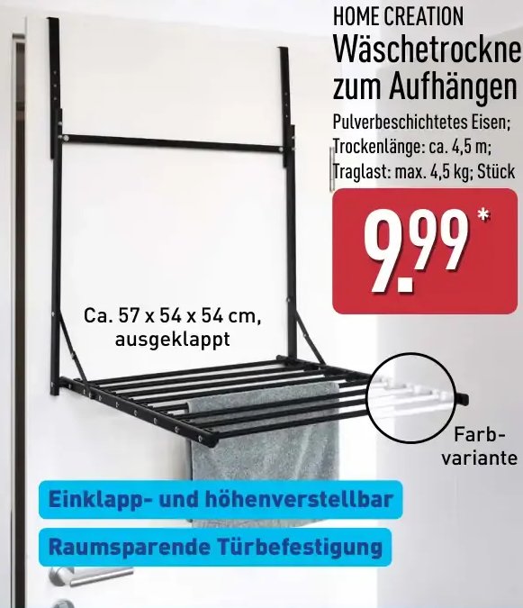 HOME CREATION Wäschetrockner zum Aufhängen
