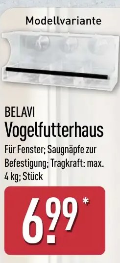 BELAVI Vogelfutterhaus