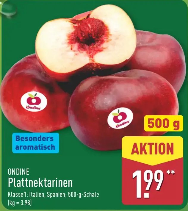 ONDINE Plattnektarinen