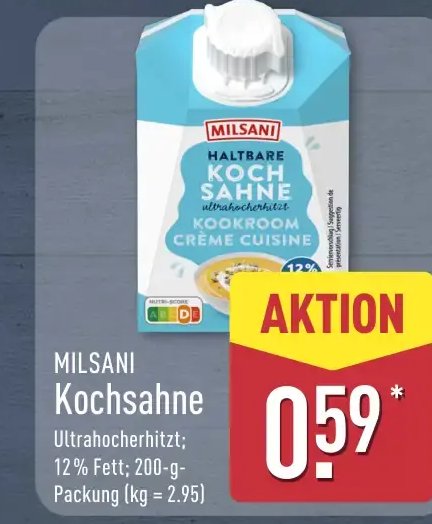MILSANI Kochsahne