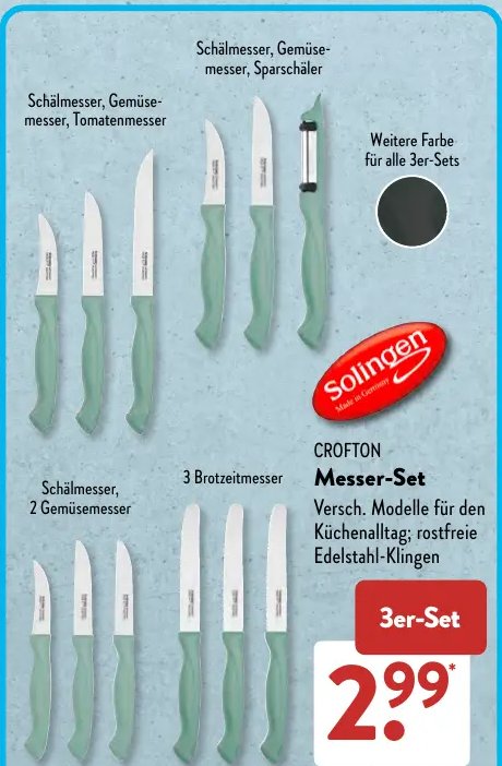 CROFTON Messer-Set