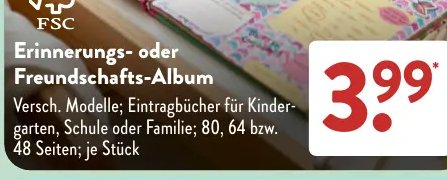 Erinnerungs- oder Freundschafts-Album