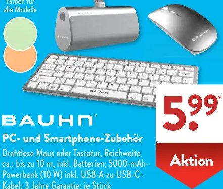 BAUHN PC- und Smartphone-Zubehör
