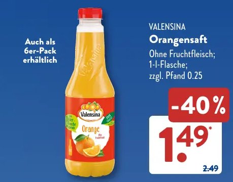 VALENSINA Orangensaft