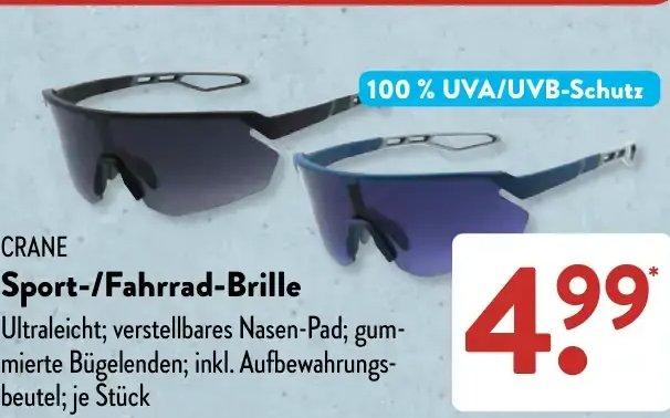 CRANE Sport-/Fahrrad-Brille