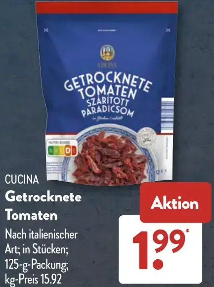 CUCINA Getrocknete Tomaten