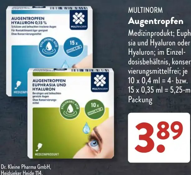 MULTINORM Augentropfen