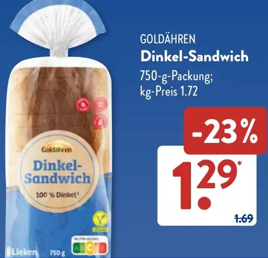 Dinkel-Sandwich