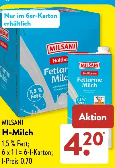 MILSANI H-Milch