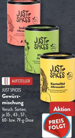 JUST SPICES Gewürzmischung