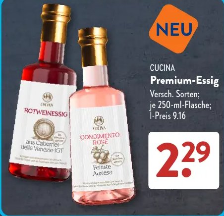 CUCINA Premium-Essig