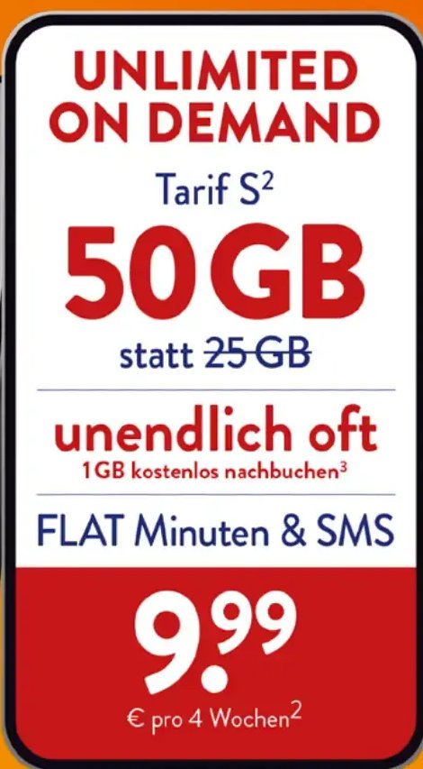 UNLIMITED ON DEMAND Tarif S