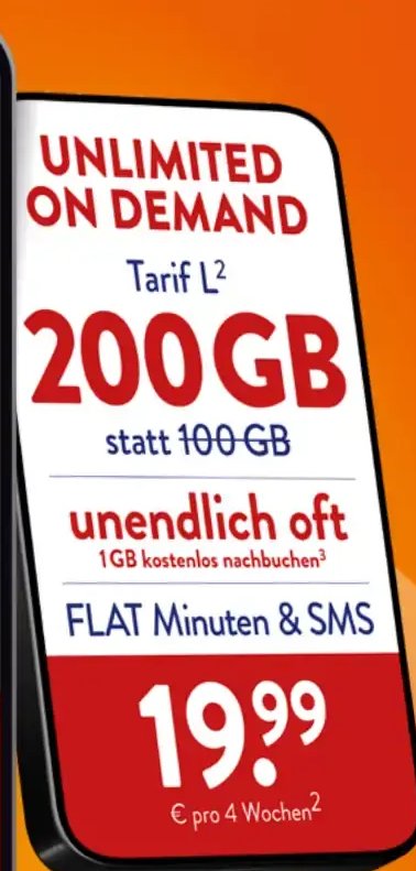 UNLIMITED ON DEMAND Tarif L
