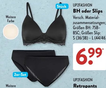 UP2FASHION BH oder Slips
