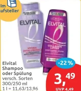 Elvital Shampoo oder Spülung