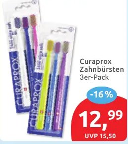 Curaprox Zahnbürsten 3er-Pack
