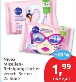 Nivea Mizellen-Reinigungstücher