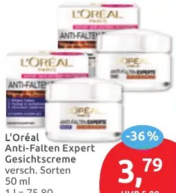 L'Oréal Anti-Falten Expert Gesichtscreme