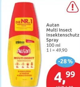 Autan Multi Insect Insektenschutz Spray