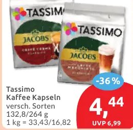 Tassimo Kaffee Kapseln