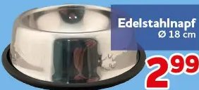 Edelstahlnapf