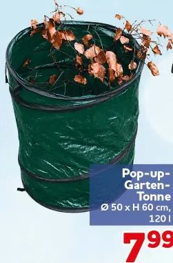 Pop-up-Garten-Tonne