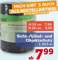 Sicht-/Wind- und Objektschutz