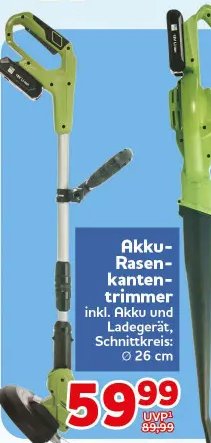 Akku-Rasen-kantentrimmer