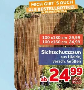Sichtschutzzaun