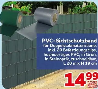PVC-Sichtschutzband