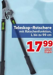 Teleskop-Astschere