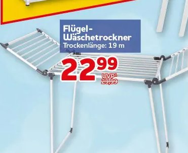 Flügel-Wäschetrockner