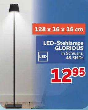 LED-Stehlampe GLORIOUS
